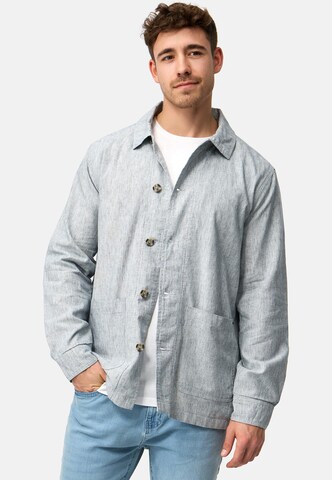 INDICODE JEANS Tussenjas 'Elton' in Blauw: voorkant