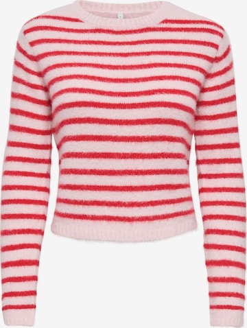 ONLY Trui 'KERRY' in Roze: voorkant
