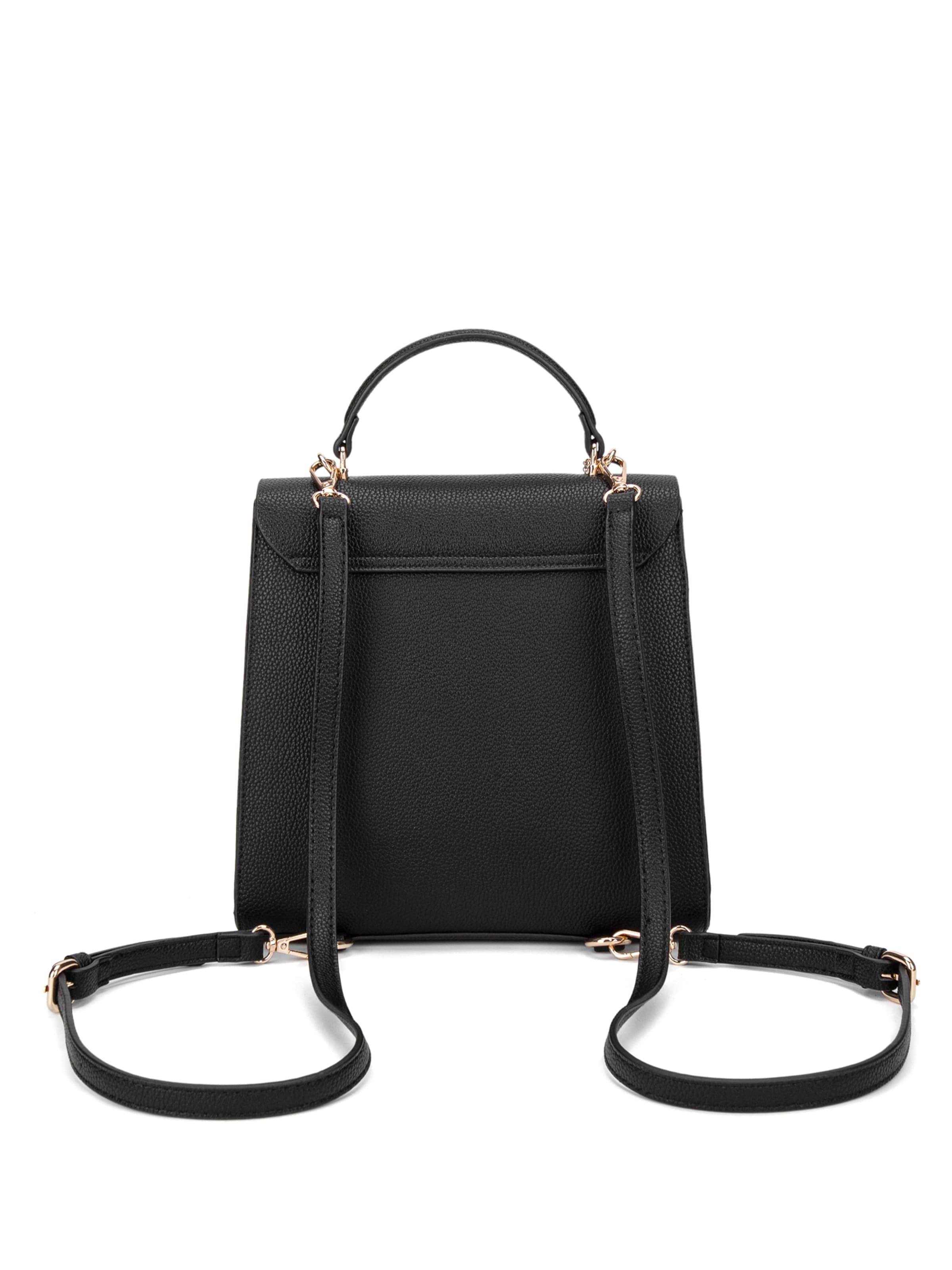 Zaino 'Zaino Donna Vegan Leather Diana & Co Firenze - Chiusura Girello Tracolla Regolabile' di Diana&Co. in nero
