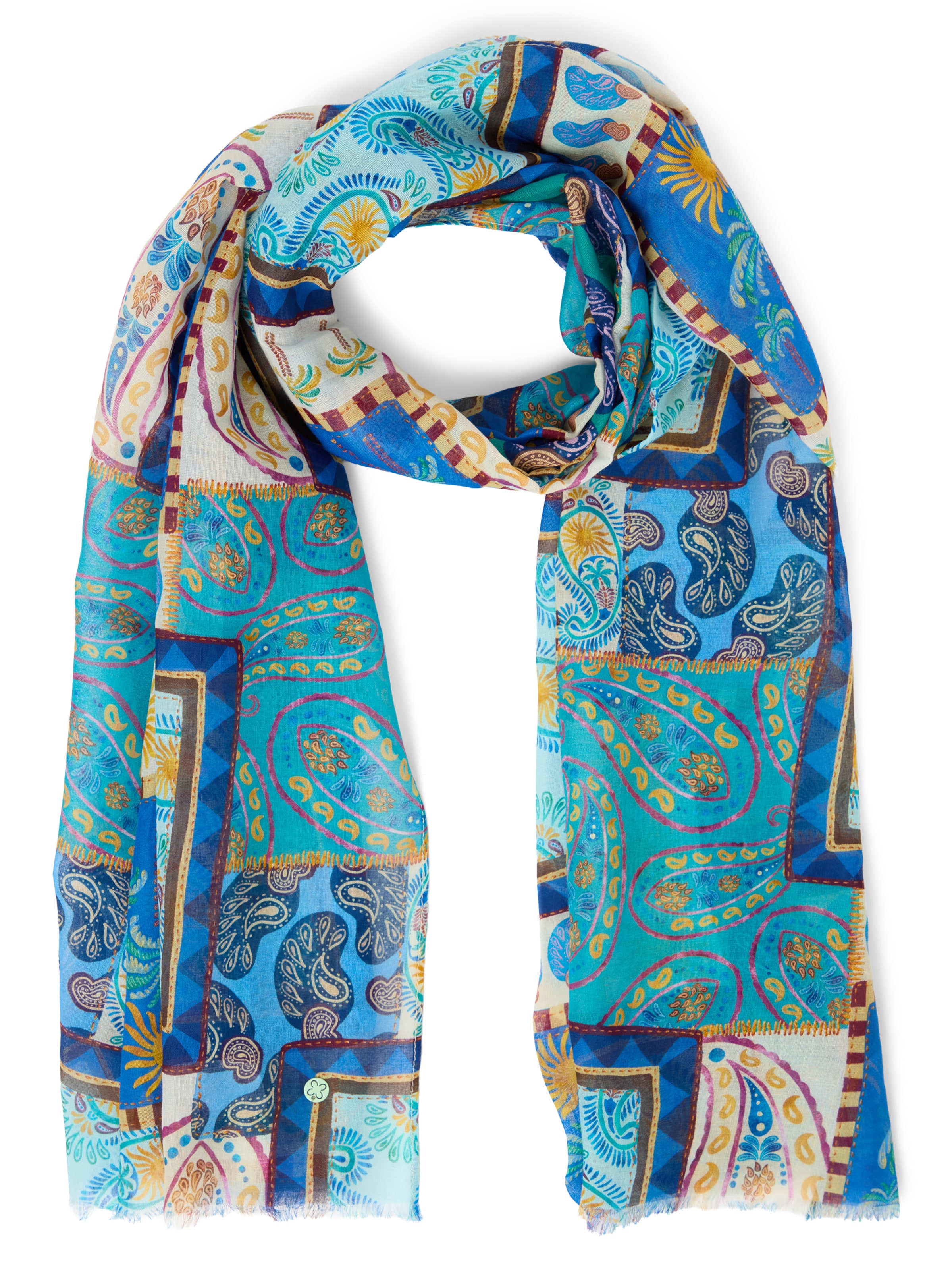 CODELLO Schal in Blau: Vorderseite