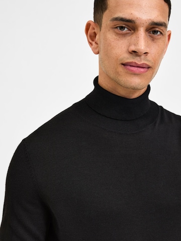 SELECTED HOMME Pullover i sort