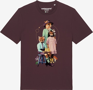 Watapparel Shirt ' Fancy Fox ' in Red: front