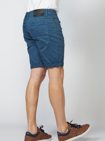 KOROSHI Slimfit Shorts in Blau