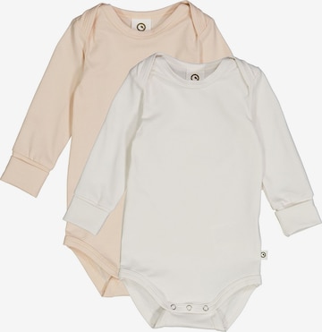 Tutina / body per bambino 'Langarm 2er-Pack' di Müsli by GREEN COTTON in rosa: frontale