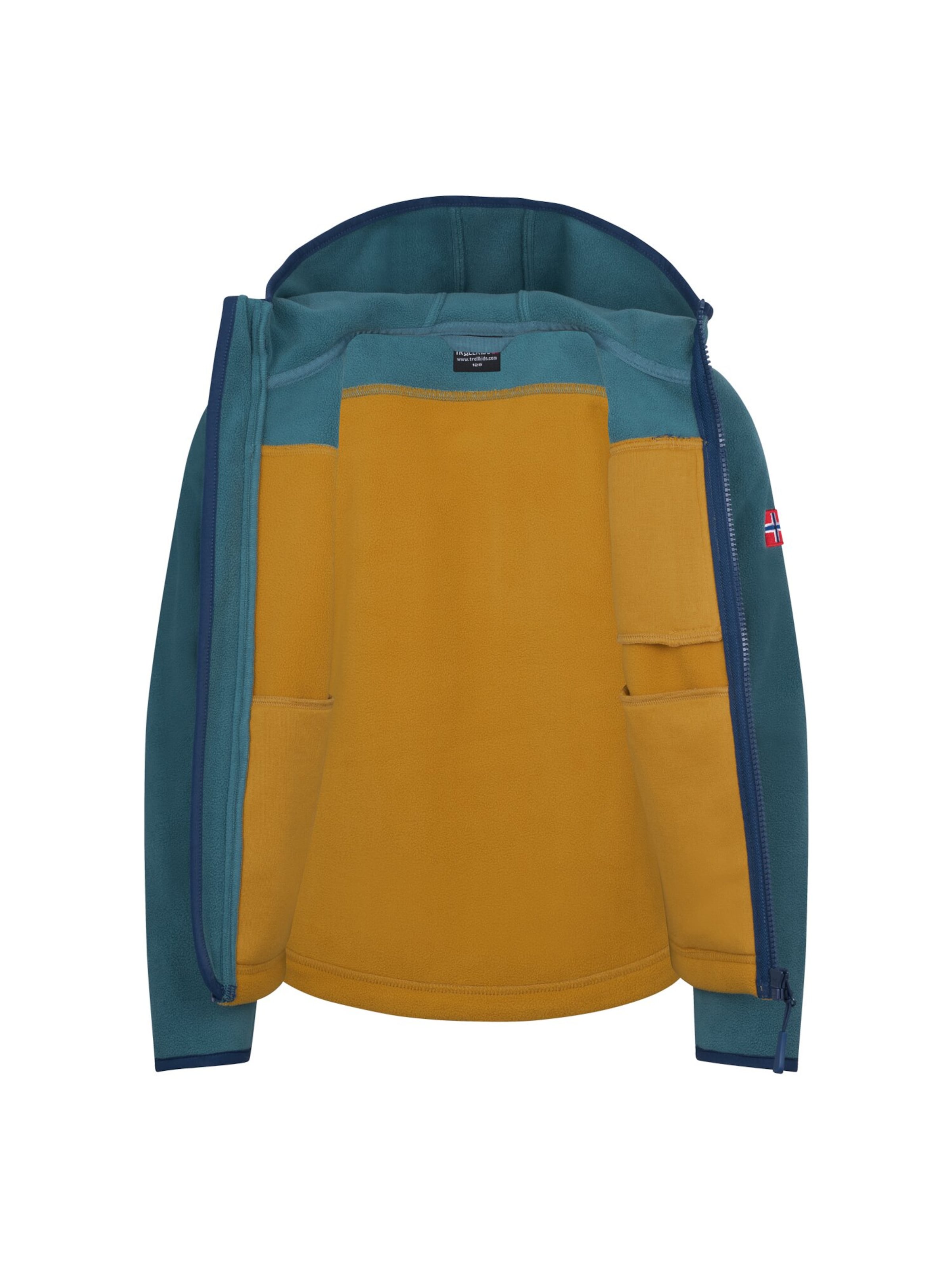 TROLLKIDS Fleece Jacket in Orange