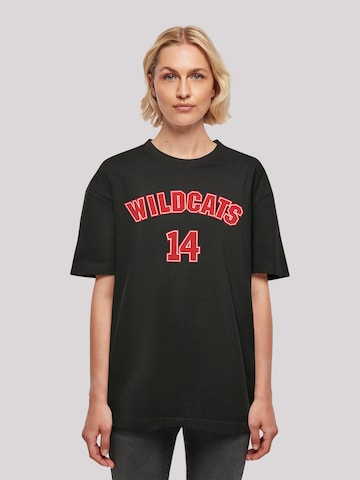 F4NT4STIC T-Shirt 'Disney High School Musical The Musical Wildcats 14' in Schwarz: predná strana