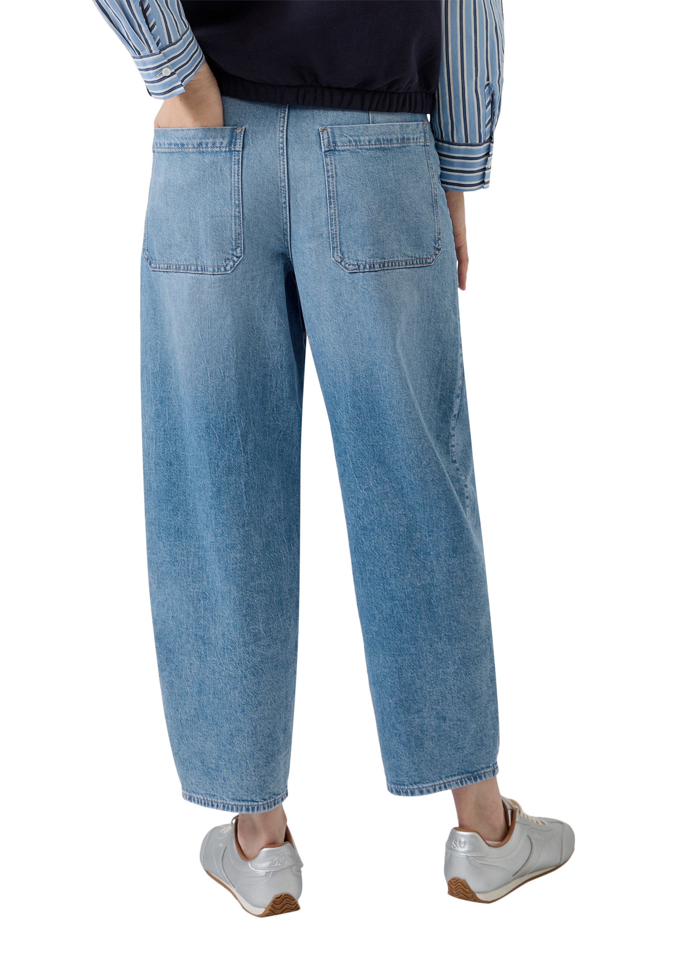 s.Oliver Baggy Jeans in Blau