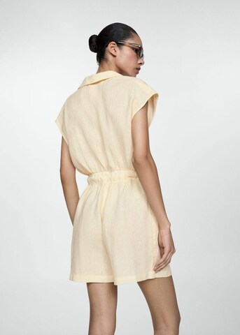 MANGO Jumpsuit 'Tamariu' in Gelb