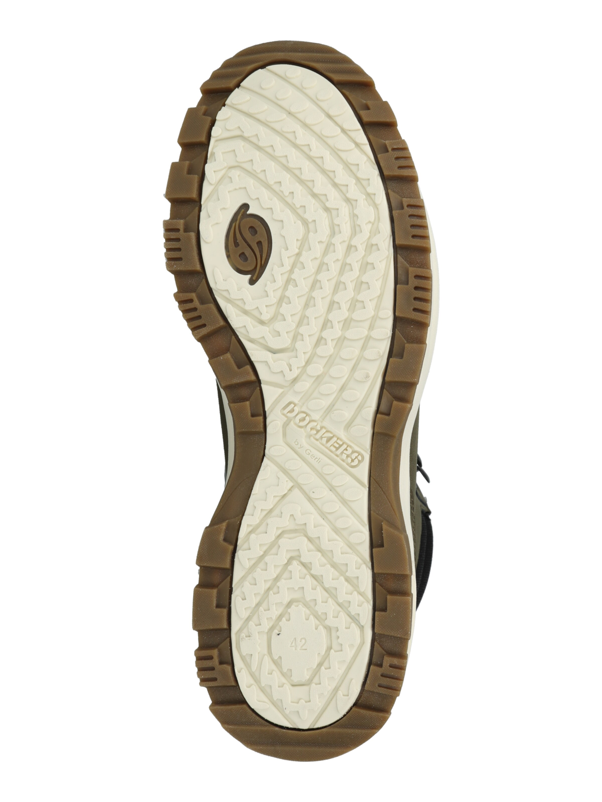 Dockers by Gerli Fűzős csizma - zöld