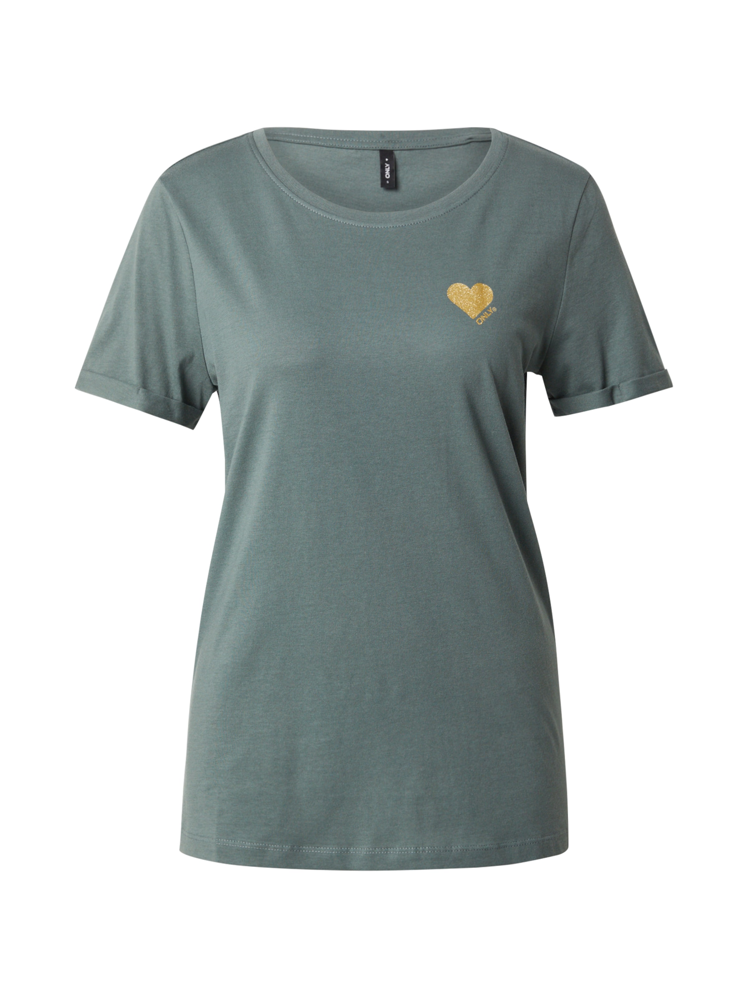 T-shirt 'ONLKITA' ONLY en vert : devant