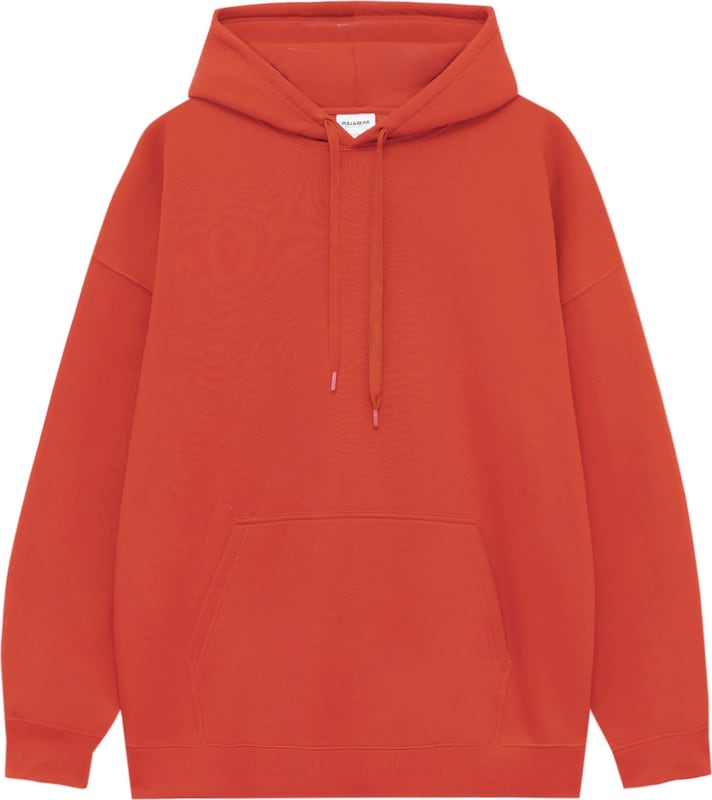 Pull&Bear Sweatshirt in Orangerot