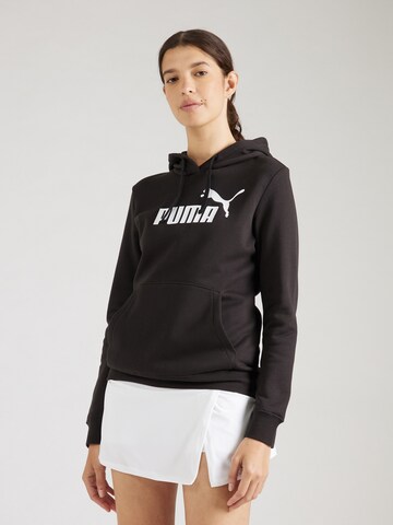 PUMA Спортивный свитшот 'ESS No. 1' в Черный: спереди