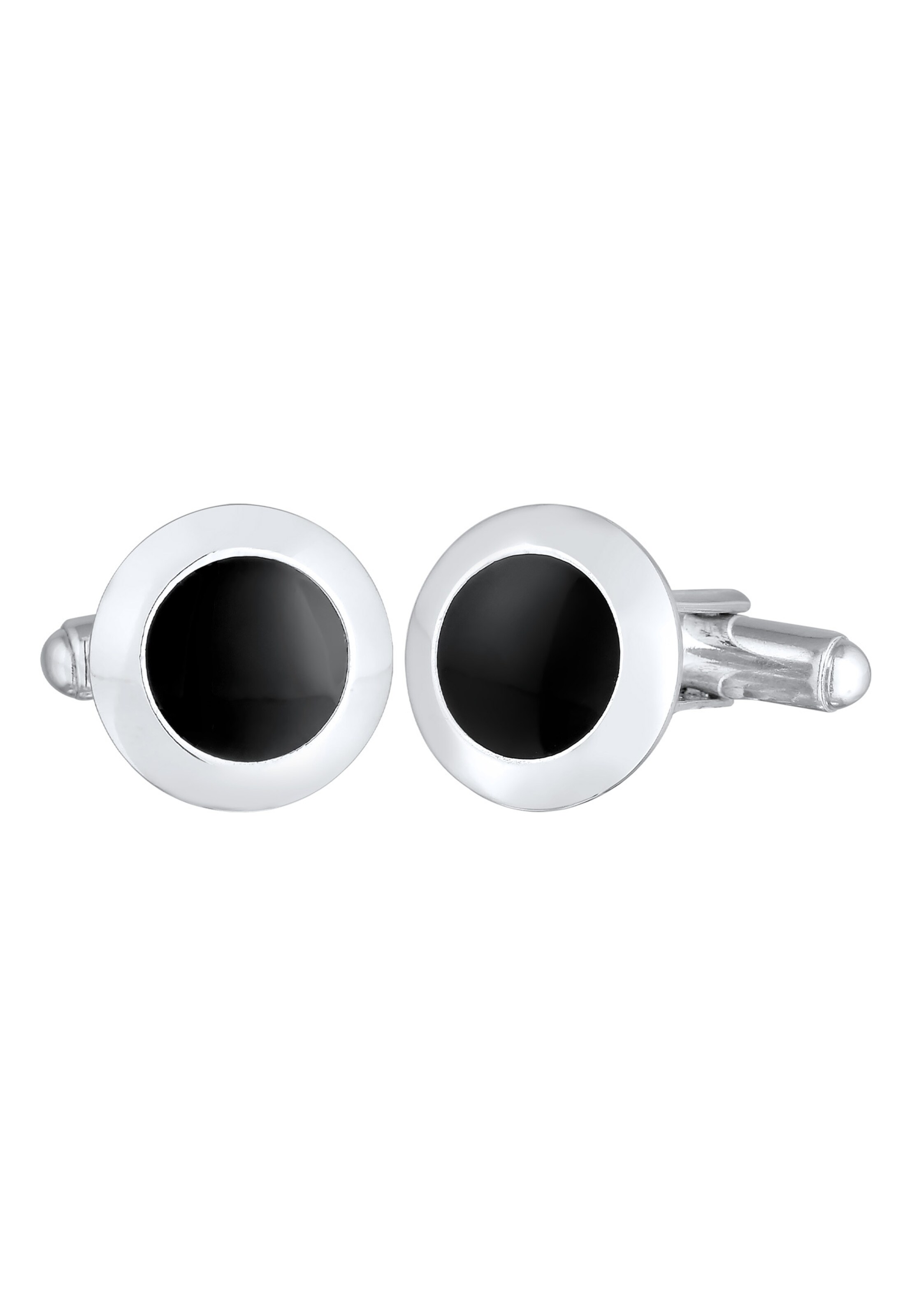 KUZZOI Manschettenknopf 'Geo' in Mischfarben: Vorderseite