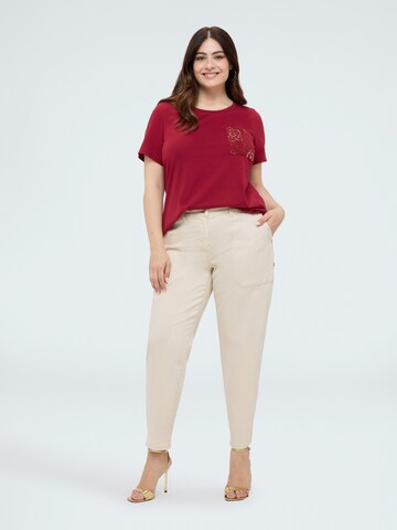 Fiorella Rubino - Camiseta en rojo