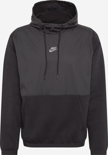 Hanorac sport 'Just Do It' Nike Sportswear pe gri / negru, Vizualizare produs