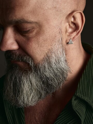 REYTEL Ohrring 'THE ROCK' in Silber