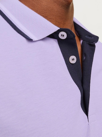 JACK & JONES Poloshirt 'Paulos' in Lila