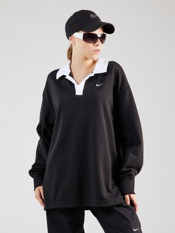 Nike Sportswear - Camiseta 'Essential' en negro: frente