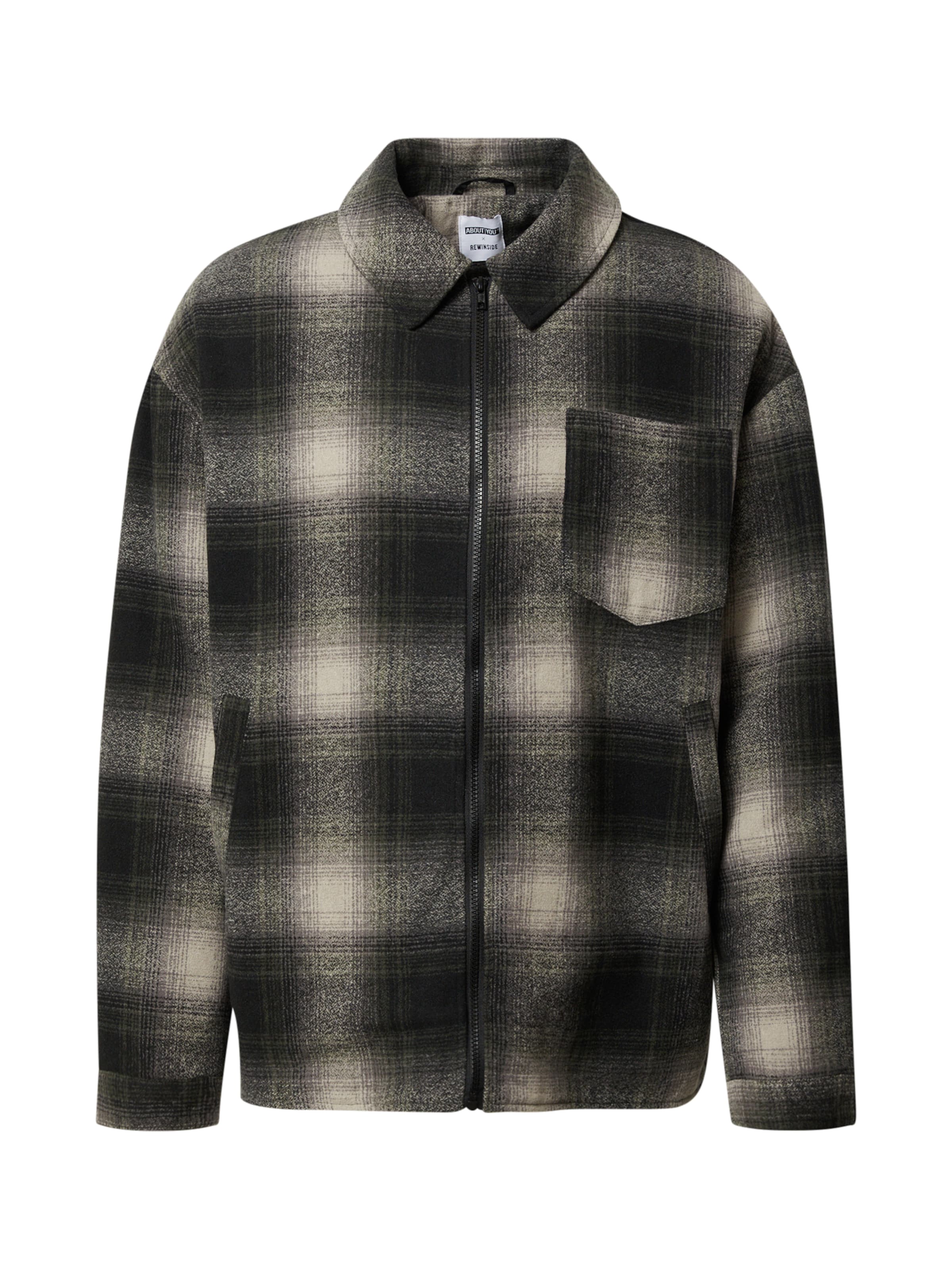 ABOUT YOU x Rewinside Jacke 'Adrian' in Grau: Vorderseite