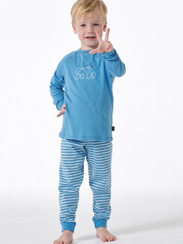 SCHIESSER - Pijama 'Natural Love' en azul