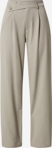 LeGer by Lena Gercke Wide leg Pleat-Front Pants 'Doro' in Grey: front