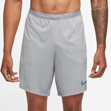 NIKE Regular Workout Pants 'Academy23' in Grey: front