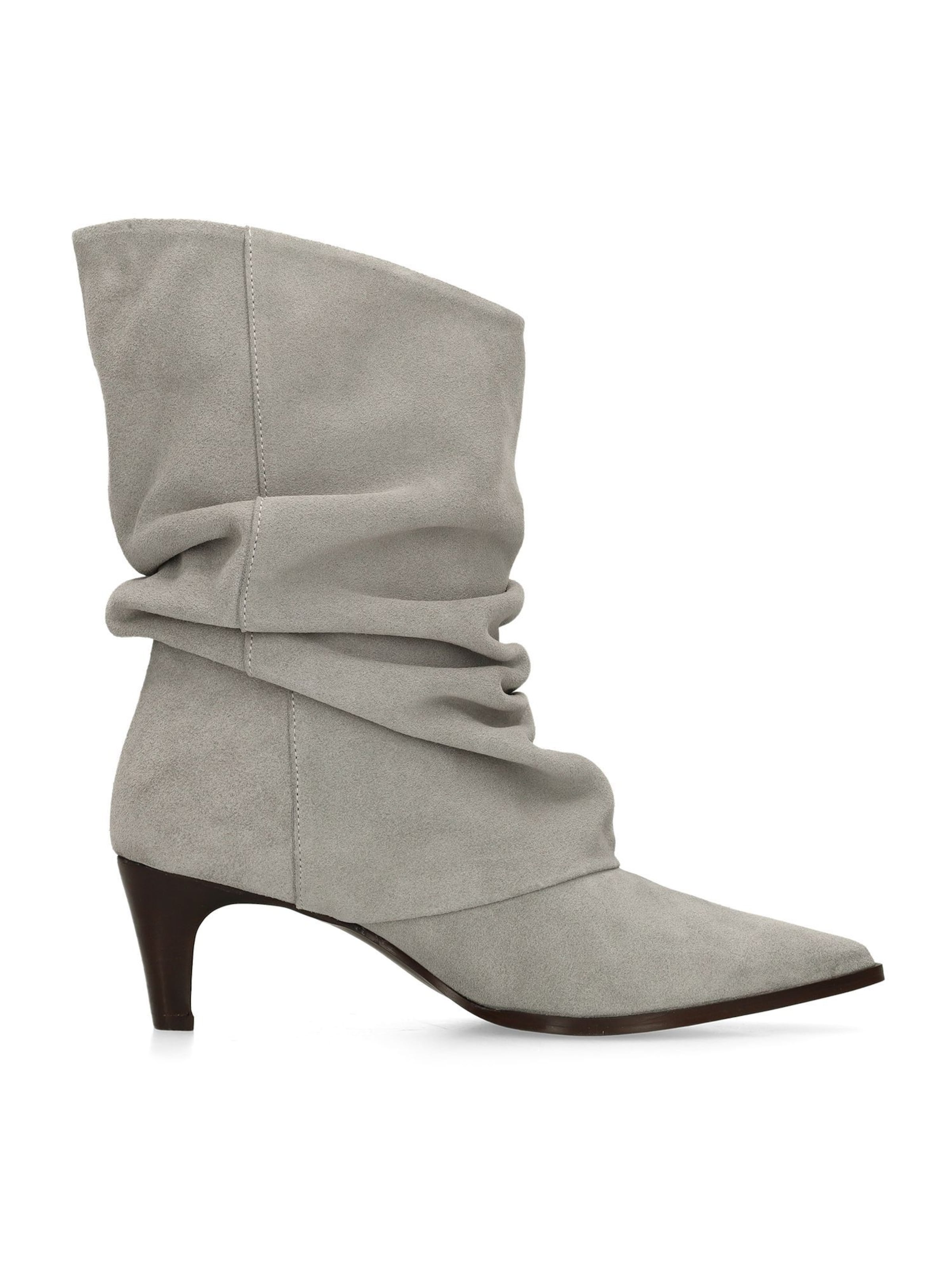 MANFIELD Stiefelette in Grau