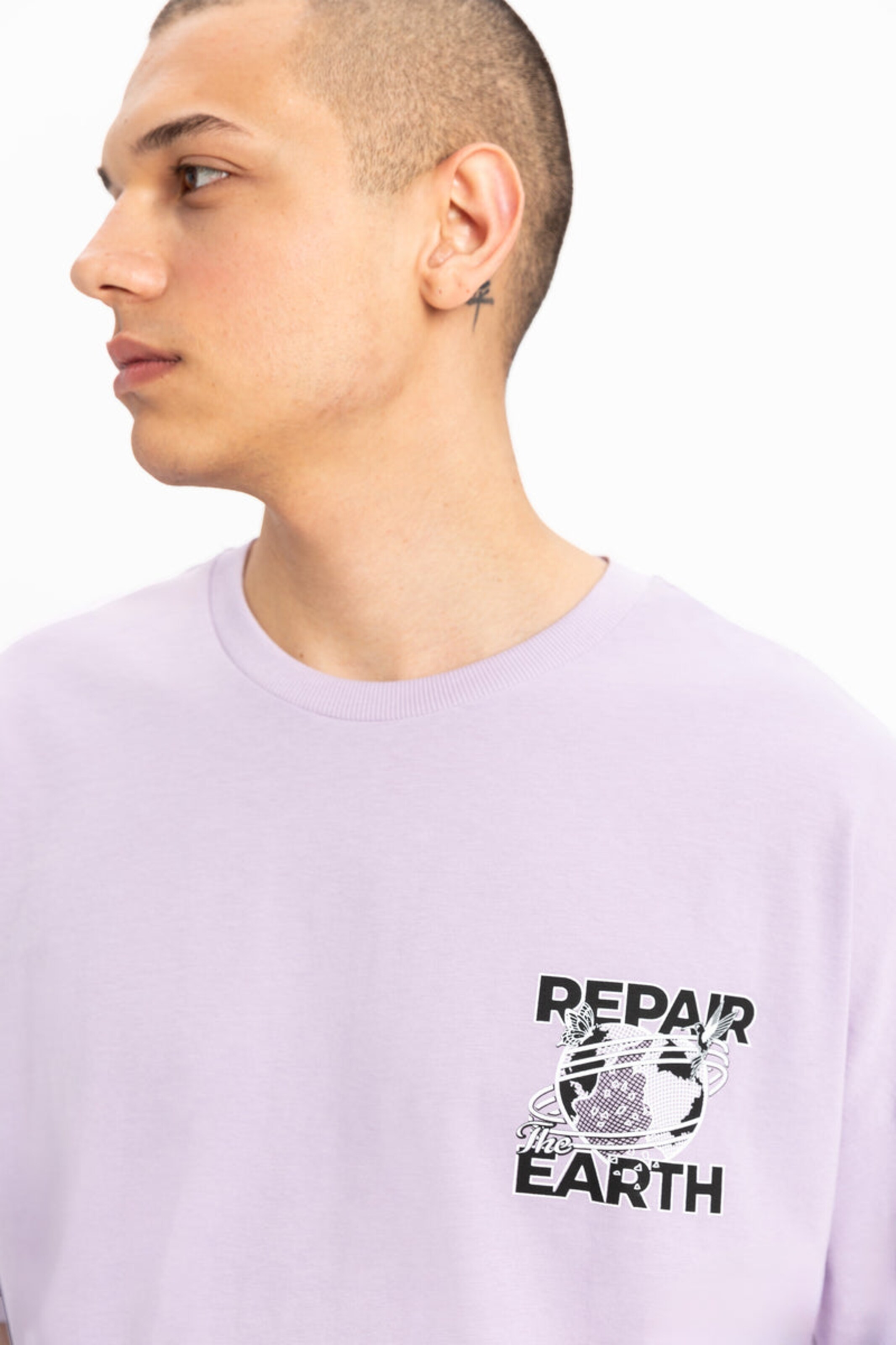 UNIQVIBE Shirt in Lila