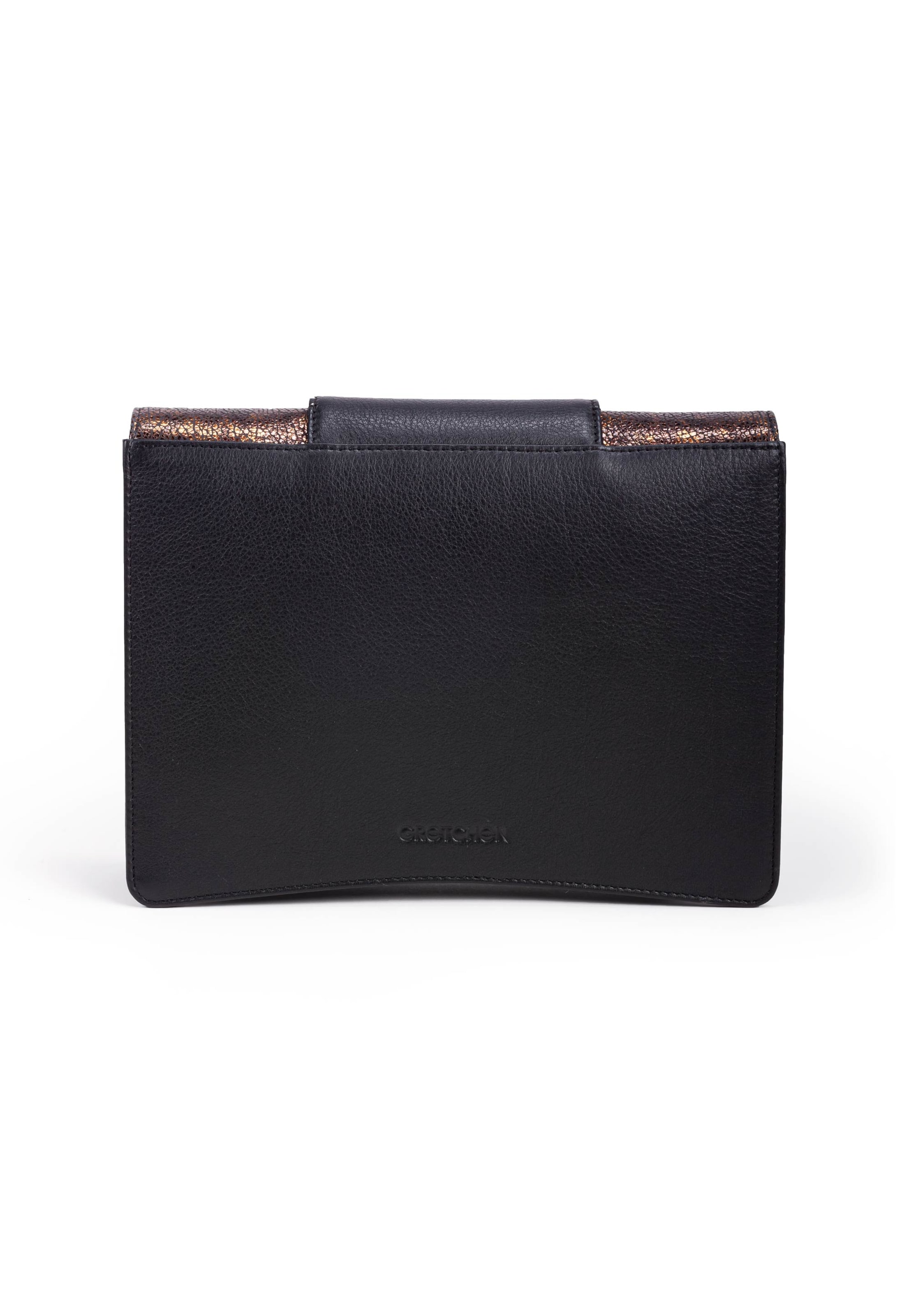 Gretchen Shoulder Bag 'Oyster Clutch Three' in Black