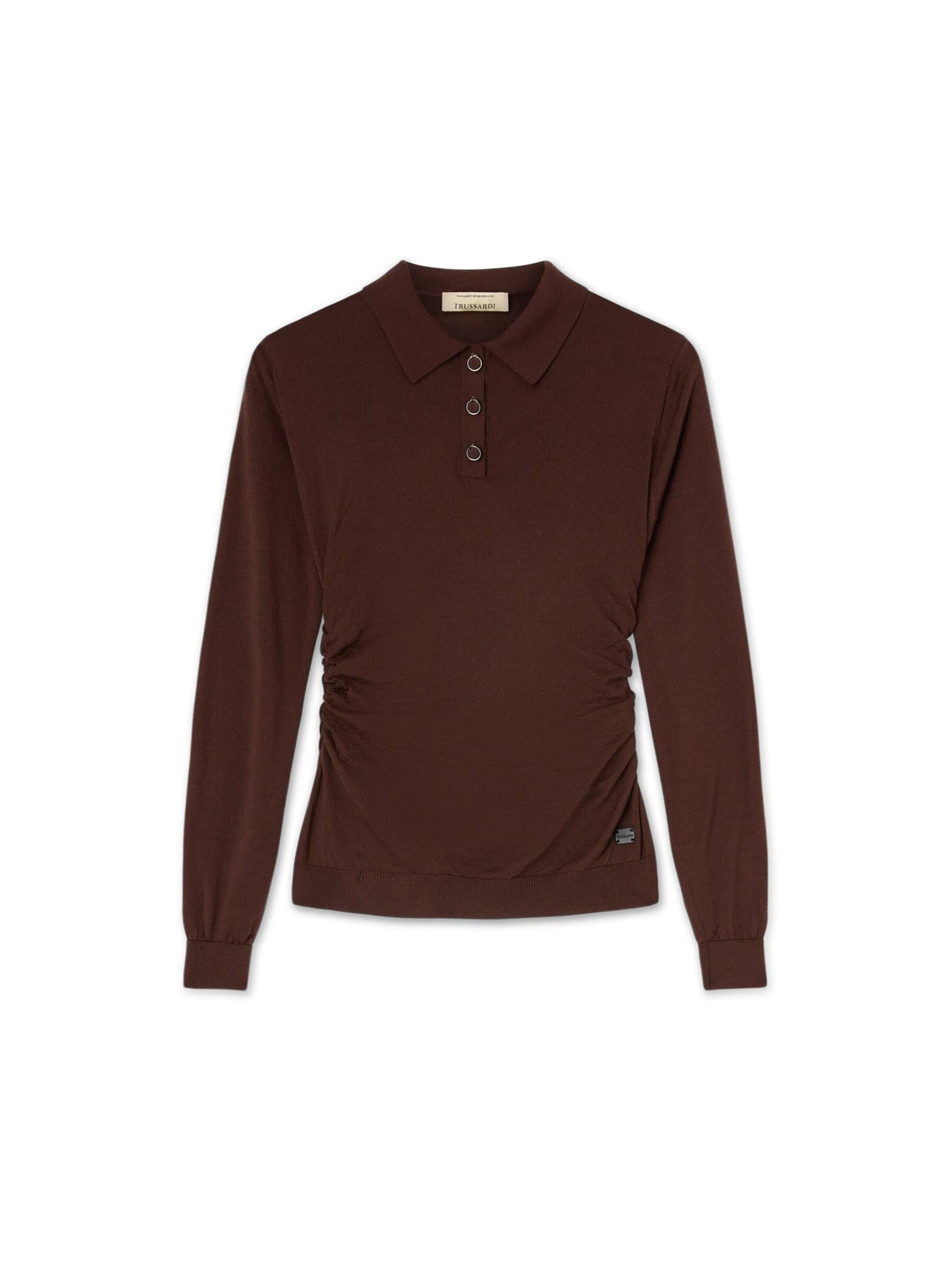 Trussardi Shirt in Brown: front