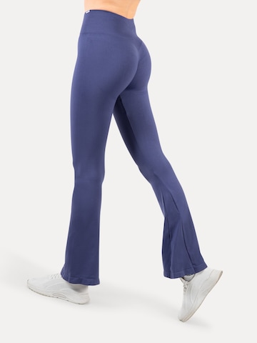 évasé Leggings 'Oriana' Smilodox en bleu