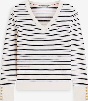 TOMMY HILFIGER Pullover in Weiß: Vorderseite