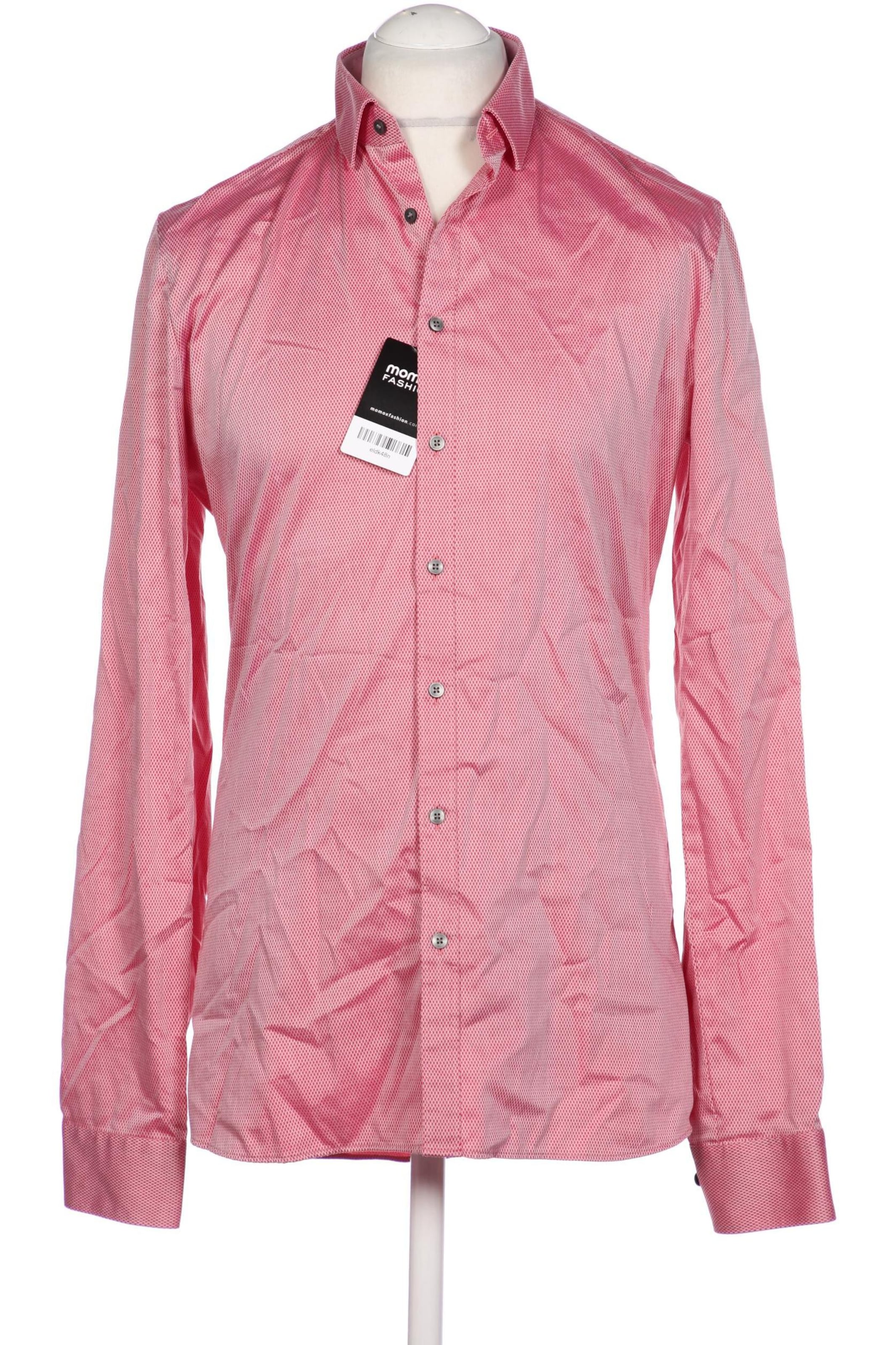 OLYMP Button Up Shirt in L in Red: front