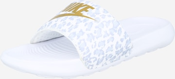 Mule 'VICTORI ONE SLIDE PRINT' Nike Sportswear en blanc : devant