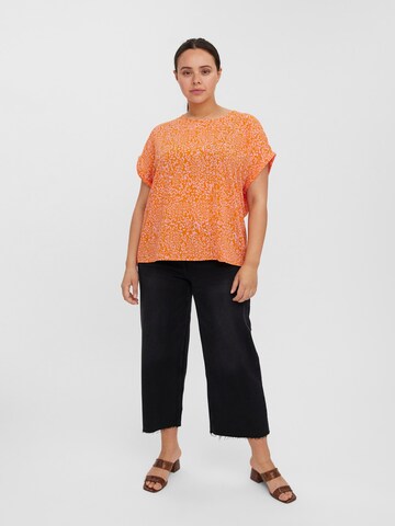 Vero Moda Curve Shirt 'Delilah' in Orange