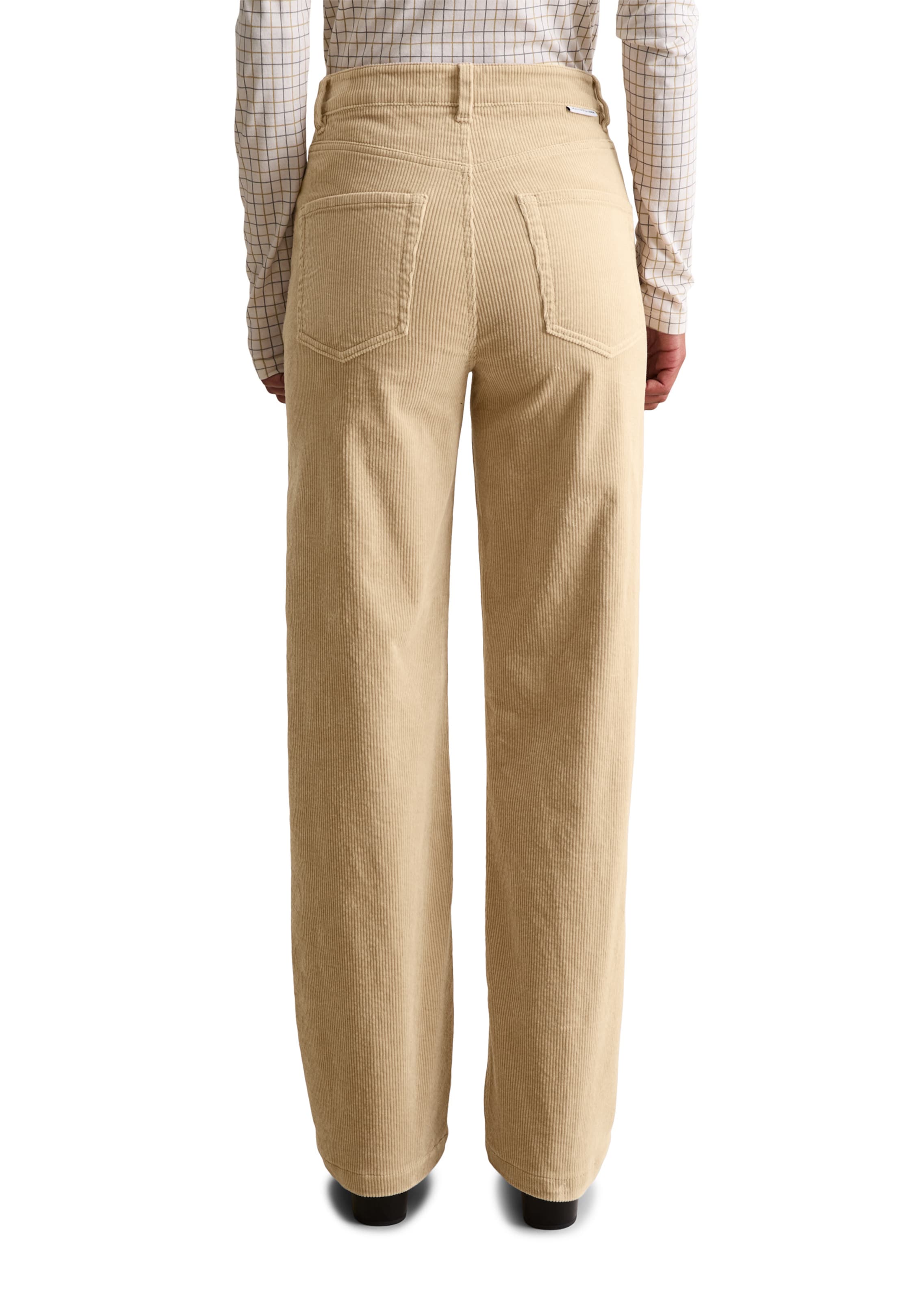 Marc O'Polo DENIM Široký strih Nohavice 'Tomma' - Béžová