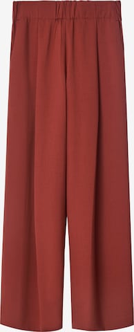 Regular Pantalon à pince Adolfo Dominguez en rouge : devant