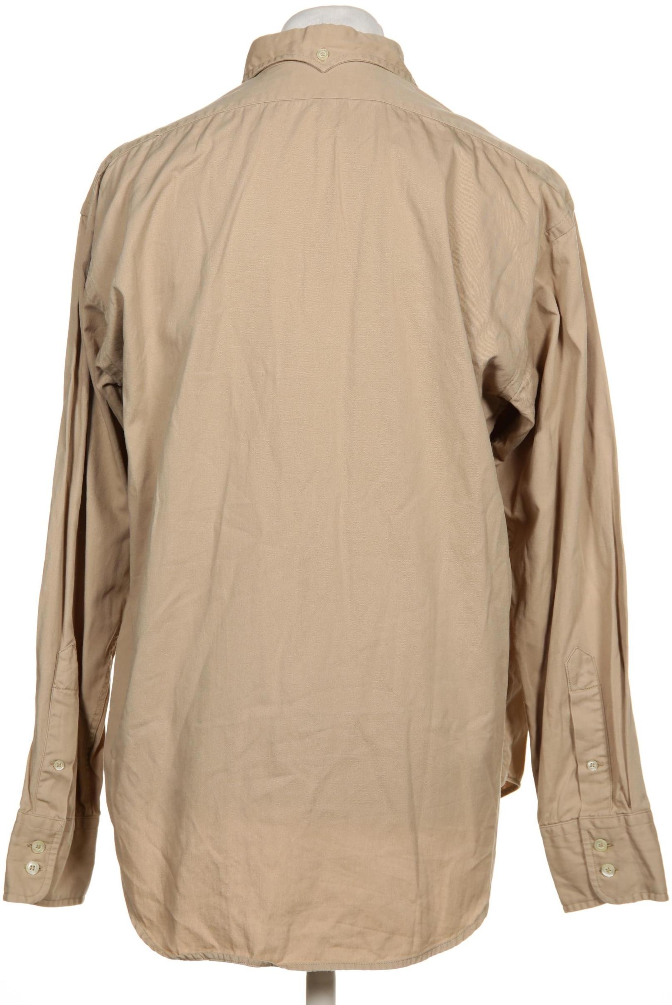 REPLAY Button Up Shirt in XL in Beige