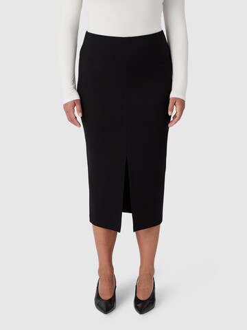 Les Lunes Rok 'Riika' in Zwart: voorkant
