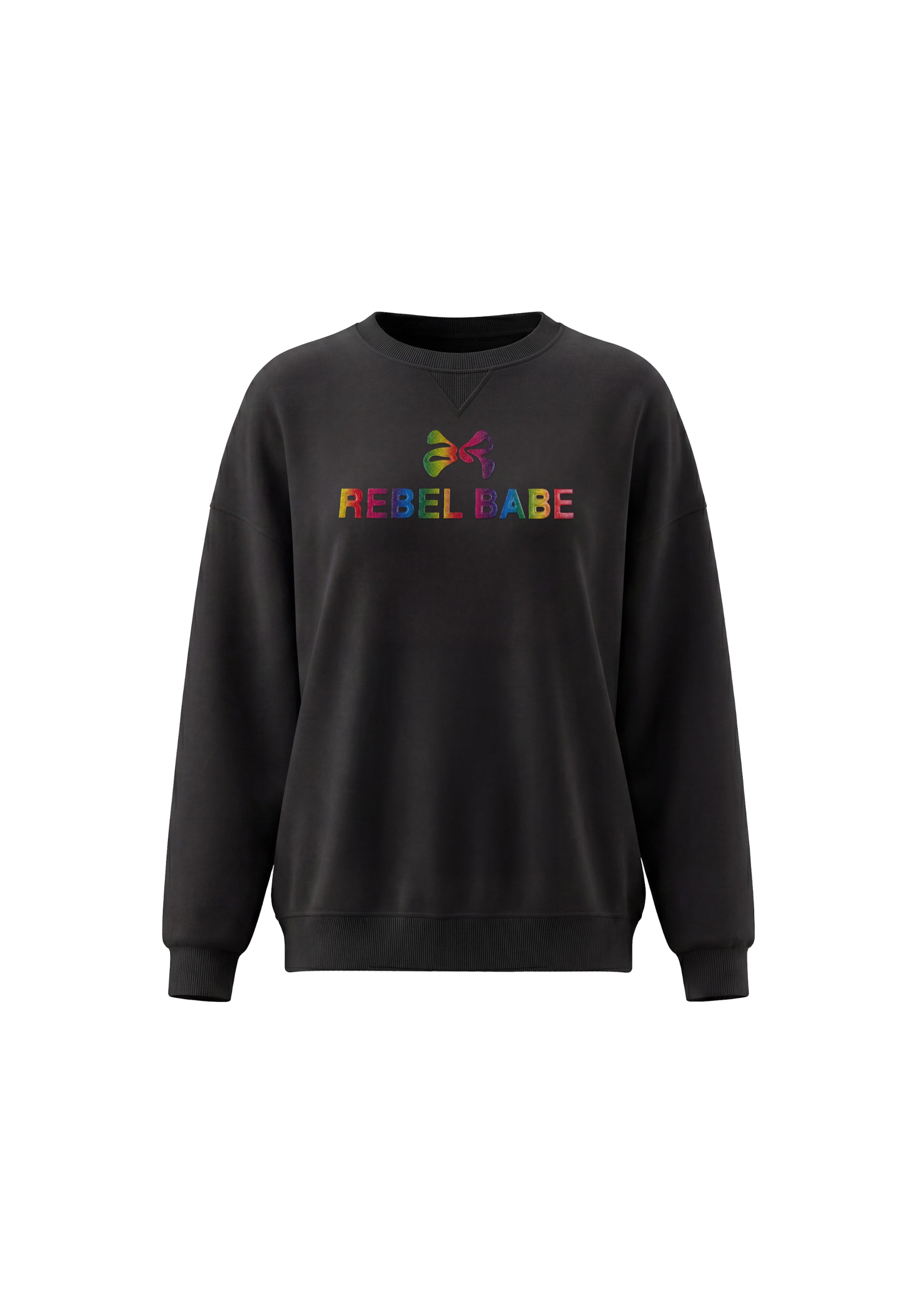MYMO - Sudadera en negro: frente