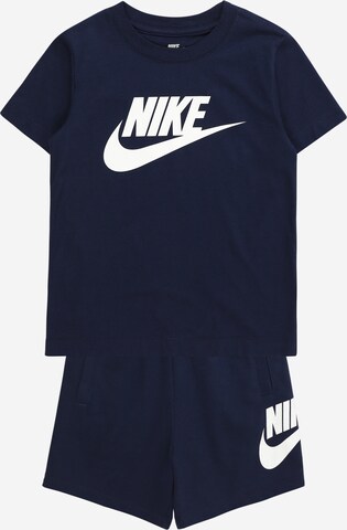 Nike Sportswear - Conjunto 'CLUB' en azul: frente