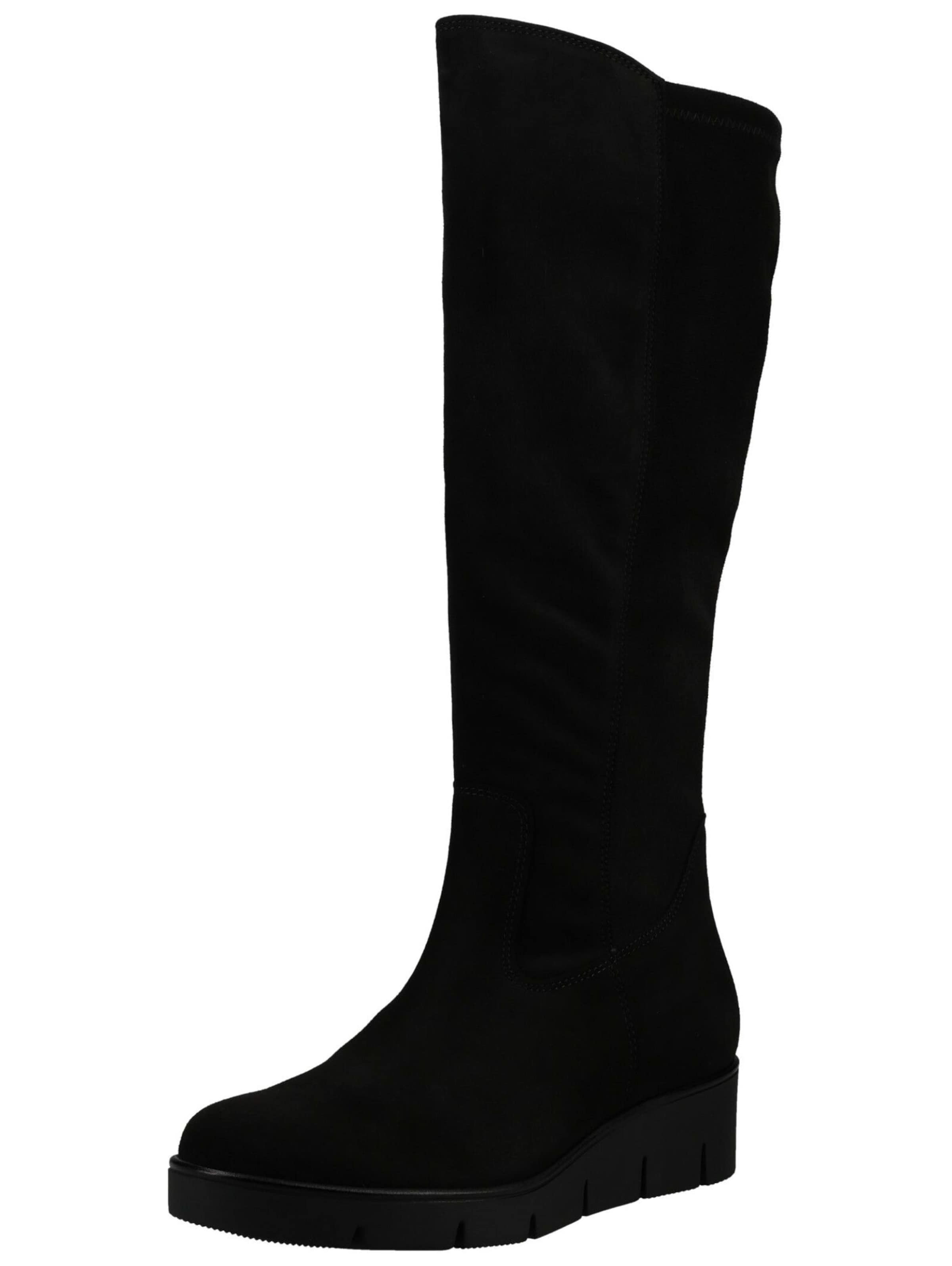 Bottes GABOR en noir : devant