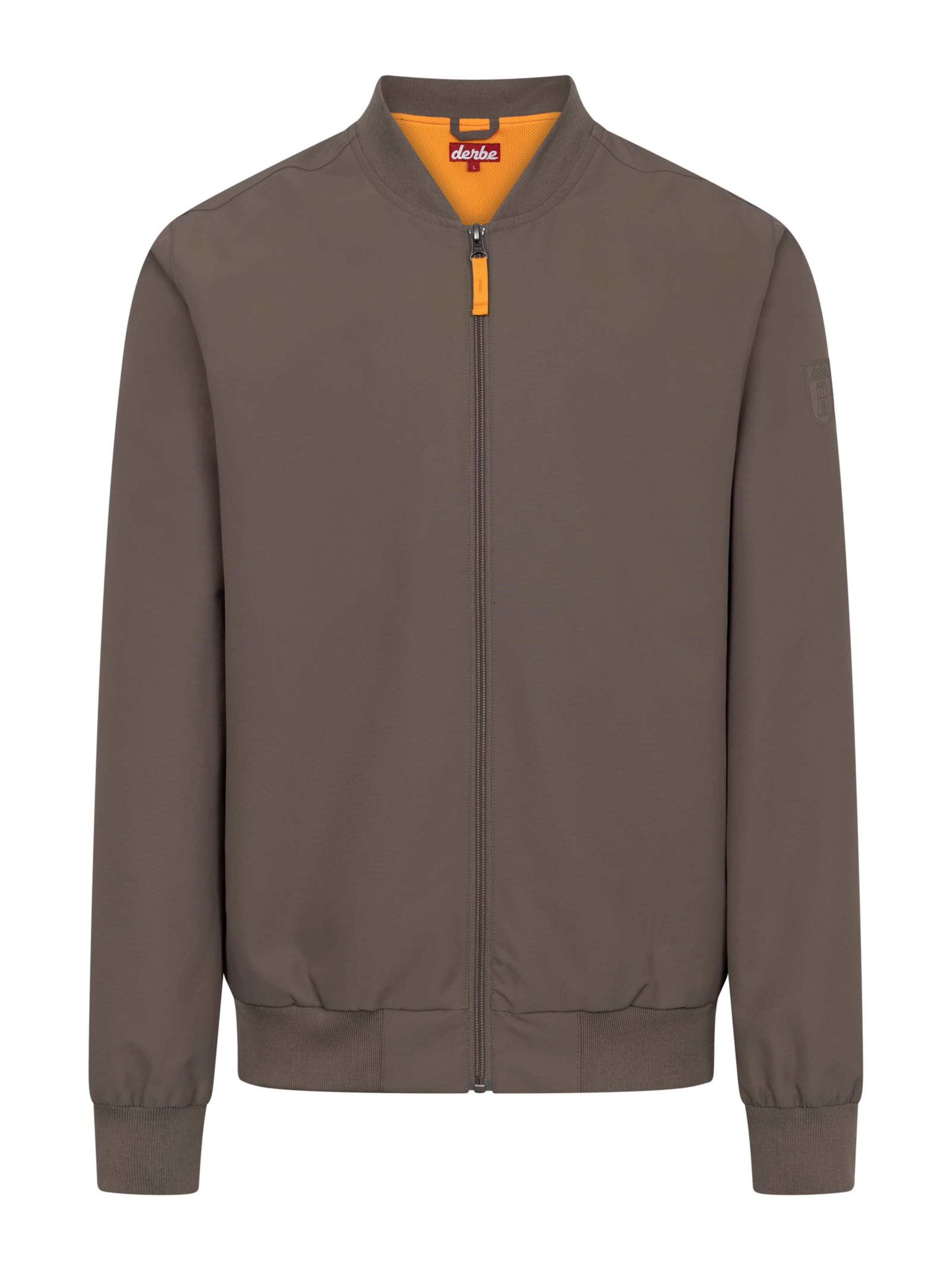 Derbe Between-Season Jacket 'Blousby' in Brown: front