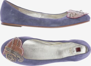 Högl Flats & Loafers in 38,5 in Blue: front