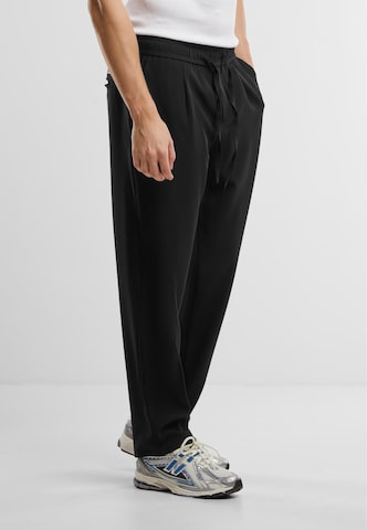 Another Cotton Lab Loosefit Παντελόνι φόρμας σε μαύρο