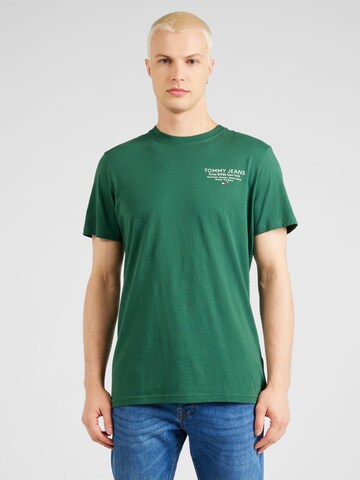 Tommy Jeans T-Shirt 'Essential' in Grün: Vorderseite