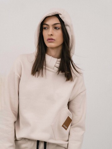 4TAILORS Πουλόβερ σε μπεζ: μπροστά