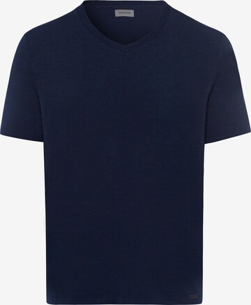 Hanro V-Shirt ' Casuals ' in Blau: predná strana