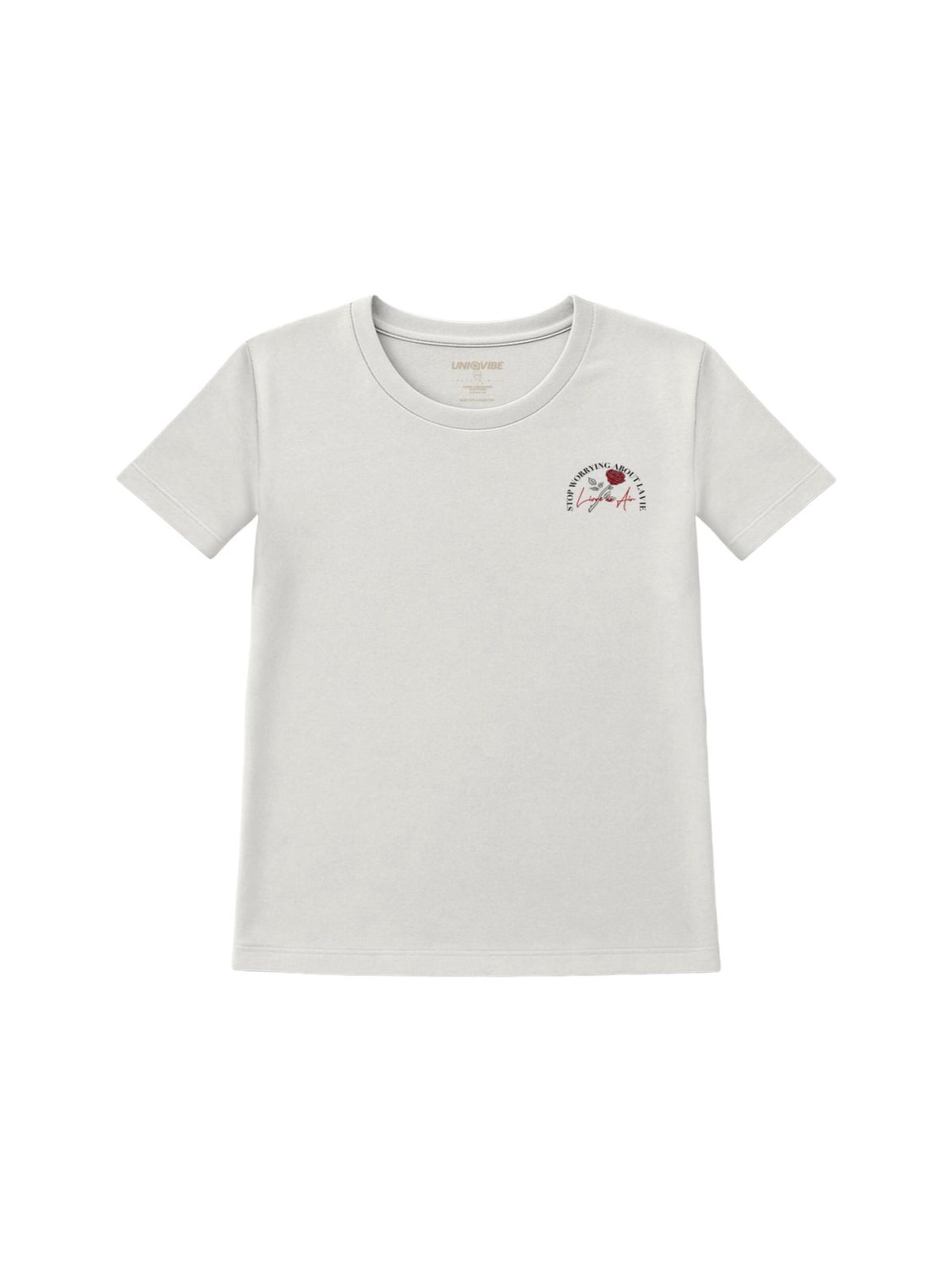 UNIQVIBE Shirt in Purple: front