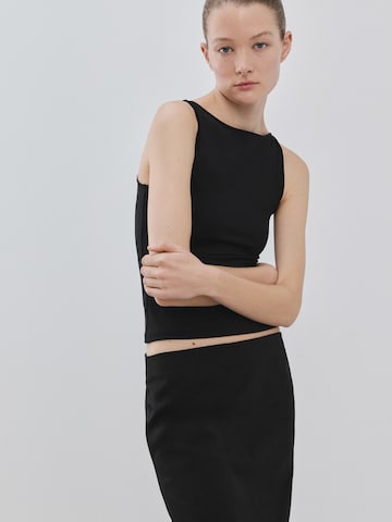 MANGOTop 'TECLA' - crna boja: prednji dio